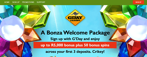 gday casino no deposit bonus code