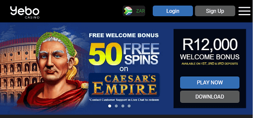 yebo casino new player bonus